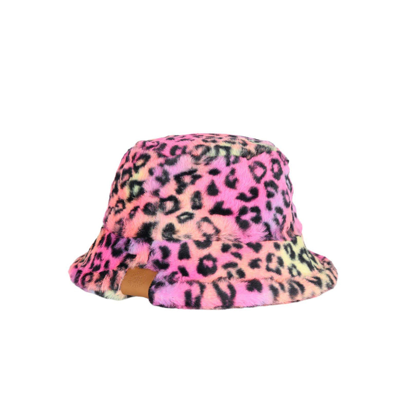 Pink Leopard Bucket Hat