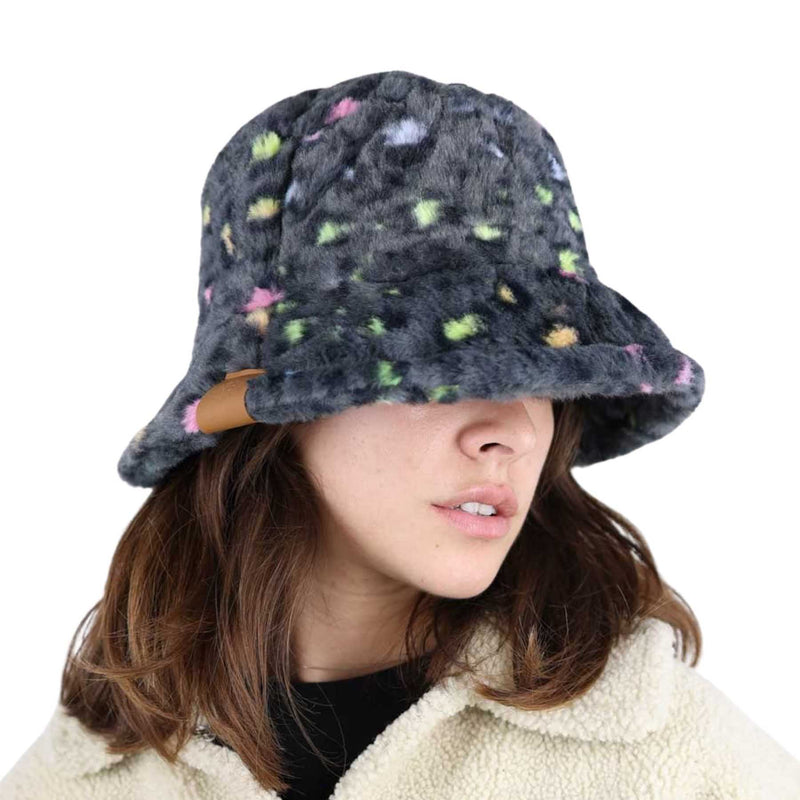 Green Spotted Bucket Hat