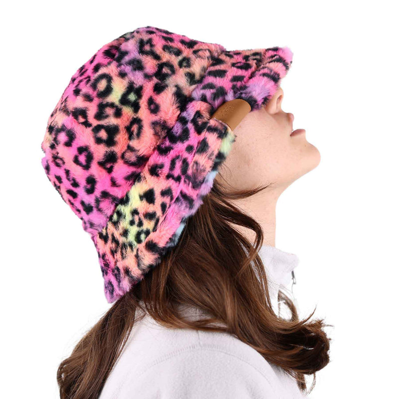 Pink Leopard Bucket Hat