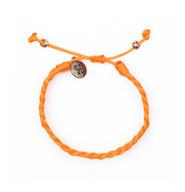 Orange Knitted Anklet