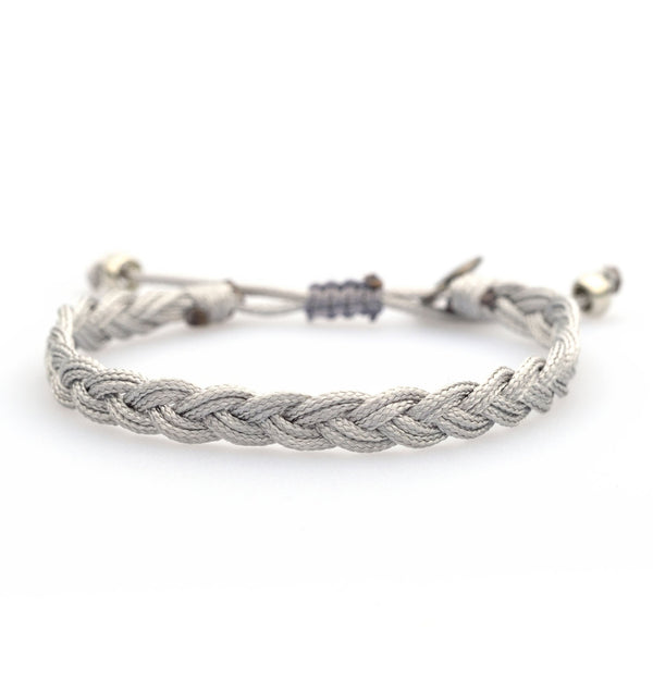 Grey Knitted Bracelet