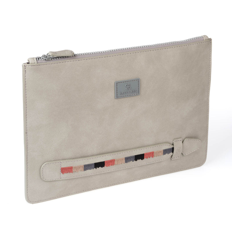 Lunar Mist Stone Gray Clutch