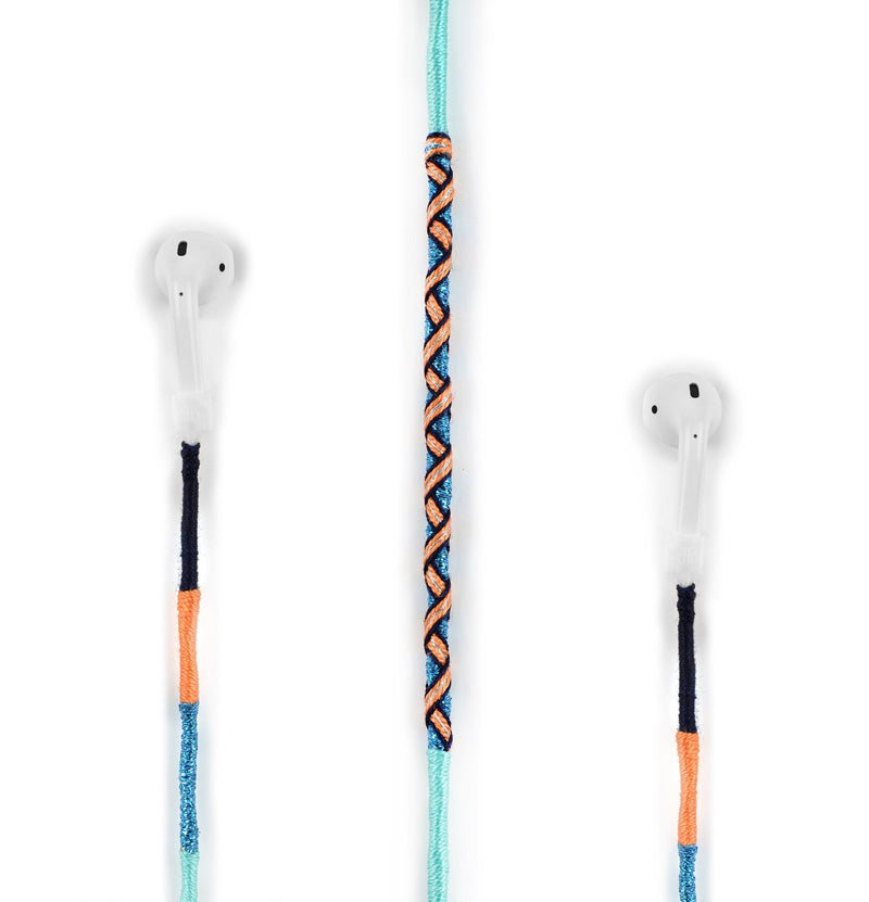 Blue Disco AirPods Strap