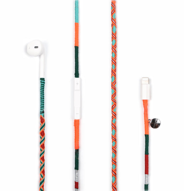 Tropical Lightning Earphones