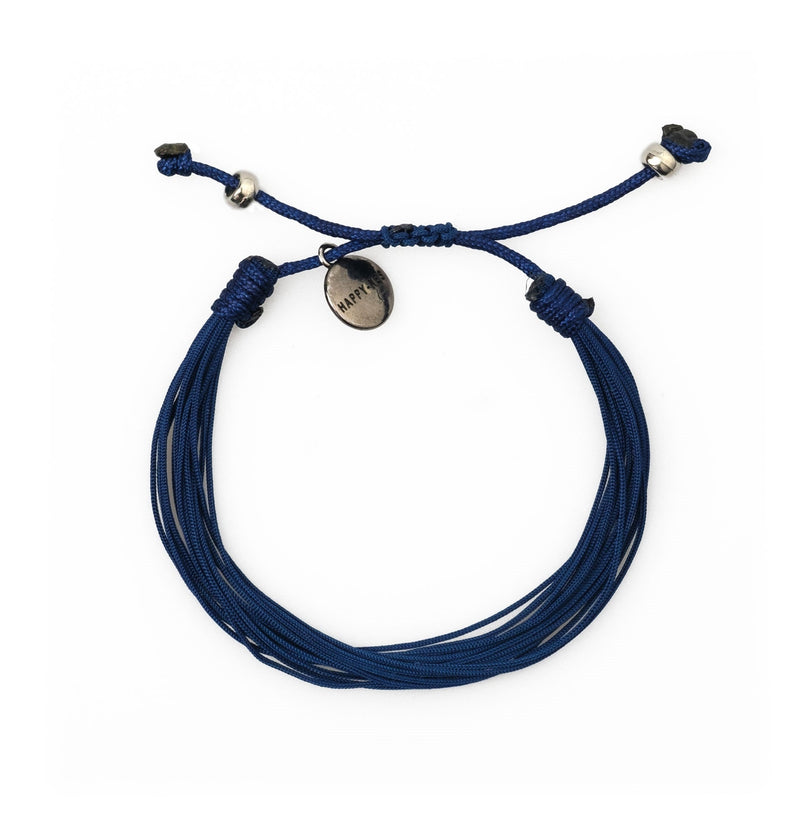 Navy Basic Anklet