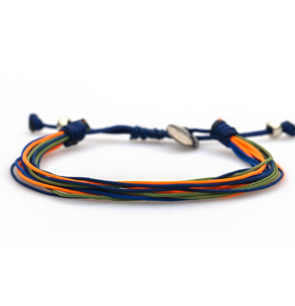 Blue Mix Basic Anklet