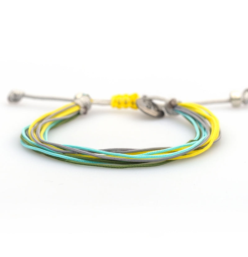 Yellow Mix Basic Anklet